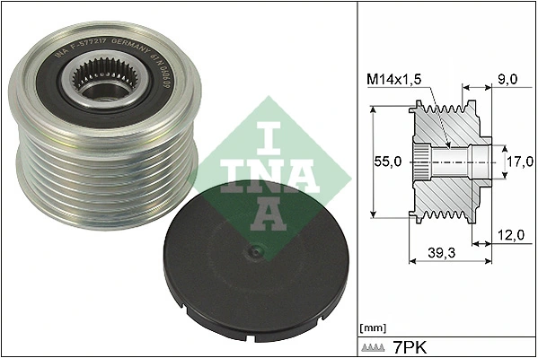 Alternator Freewheel Clutch